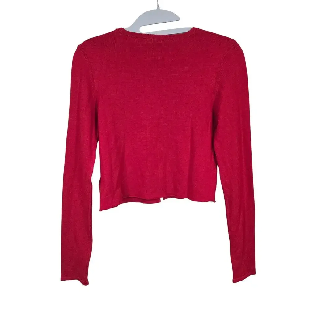 NEW NWT Women's Anthropologie Twisted Front Cutout Knit Top | Size XS